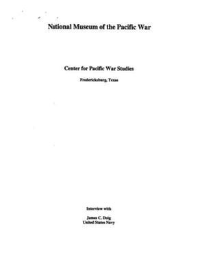 Oral History Interview with James Doig, May 13, 2004