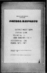 Patrol Reports. West Sepik District, Lumi, 1970 - 1971