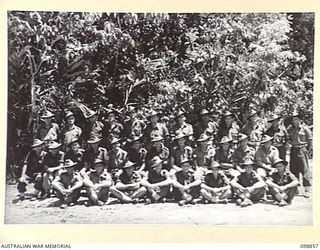 FAURO ISLAND, BOUGAINVILLE AREA. 1945-11-12. MEMBERS OF BATTALION HEADQUARTERS, 7 INFANTRY BATTALION