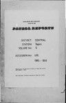 Patrol Reports. Central District, Tapini, 1965-1966