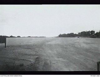 Jacquinot Bay, New Britain. c.1945. Jacquinot Bay airstrip