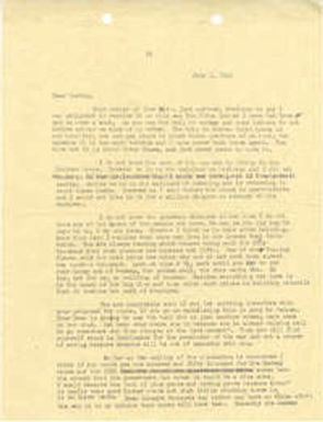 Letter from Sidney Jennings Legendre, July 1, 1943