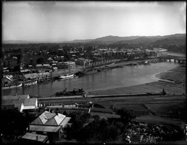 Gisborne. Panorama of town from Kaiti Hill. No.2.