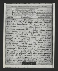 Margaret I. Saunders Correspondence, April 1945