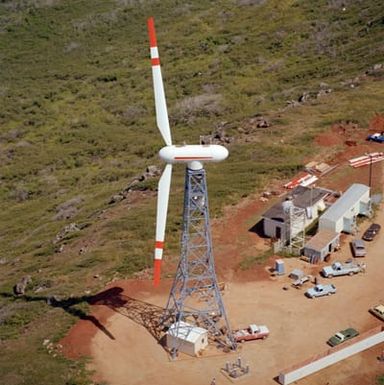 MOD-OA4 WIND TURBINE SITE IN KUHUKU OAHU HAWAII