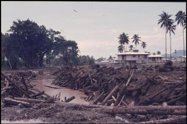 Destruction, felled trees and new houses : Bougainville Island, Papua New Guinea, April 1971 / Terence and Margaret Spencer