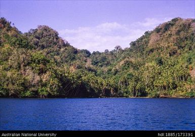 Mangar from sea looking West