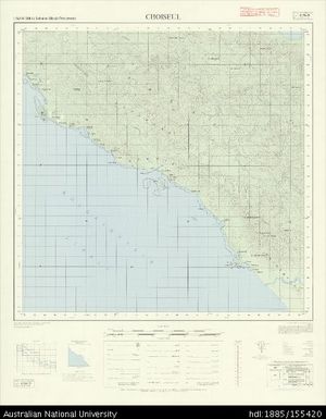 Solomon Islands, British Solomon Islands Protectorate, Choiseul, Series: X711, Sheet 6-156-15, 1971, 1:50 000