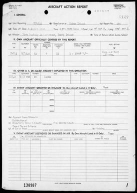 VMF-111 - ACA Reps Nos 154-184-Air opers against the Marshall Islands, 8/2-31/44