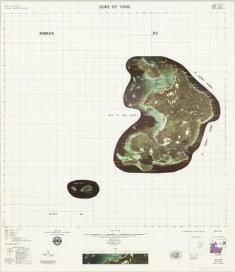 Papua New Guinea 1:50 000 topographic survey: Duke of York (Sheet 9389-I)