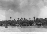 Likiep Island as seen from the lagoon, summer 1949