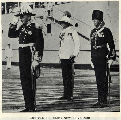 Arrival of Fiji's New Governor