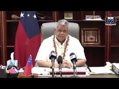 Feiloa'iga 'a le Palemia Hon. La'aulialemalietoa Polata'ivao Fosi Schmidt & Media - 03 DEC 2025