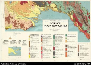 Papua New Guinea, Soils of Papua New Guinea, SW Sheet, CSIRO Natural Resources Report No. 20, 1988, 1:1 000 000