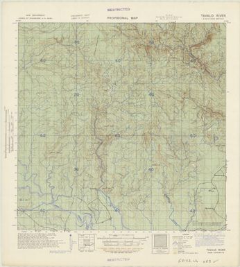 New Britain, provisional map (Tavalo River)