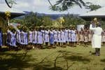 A school choir, East Coast, New Ireland, [Papua New Guinea, Jun] 1964