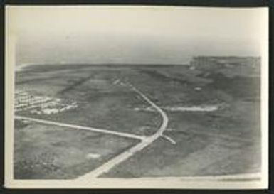 Aerial view of Naval Operating Base Saipan