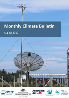 COSPPac Monthly Climate Bulletin, August 2020.