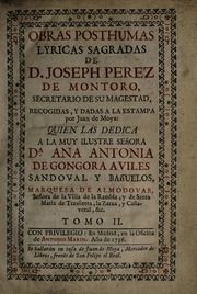 Obras posthumas lyricas humanas de D. Joseph Perez de Montoro ..., v.2