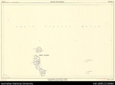 Papua New Guinea, Mabua, Road Inventory Series, Sheet 46, 1:250 000, 1967