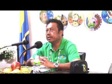 Candidate Tommy E. Remengesau Jr.'s last words before the Primary Election - 9/26/16