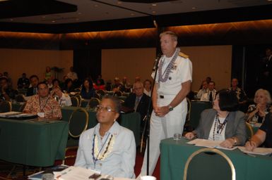 [Assignment: 48-DPA-09-29-08_SOI_K_Isl_Conf_PM] Insular Areas Health Summit [("The Future of Health Care in the Insular Areas: A Leaders Summit") at the Marriott Hotel in] Honolulu, Hawaii, where Interior Secretary Dirk Kempthorne [joined senior federal health officials and leaders of the U.S. territories and freely associated states to discuss strategies and initiatives for advancing health care in those communities.] [48-DPA-09-29-08_SOI_K_Isl_Conf_PM_DOI_0703.JPG]