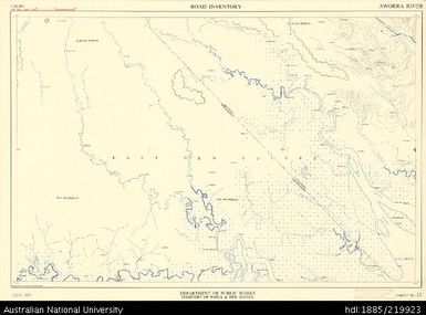 Papua New Guinea, Aworra River, Road Inventory Series, Sheet 13, 1:250 000, 1967