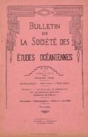 Bulletin de la Société des Études Océaniennes numéro 29