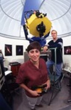 Students at the Keck Observatory in Hawaii.