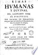 Rimas humanas y divinas