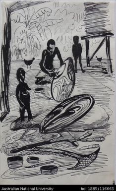 untitled [man making mask]