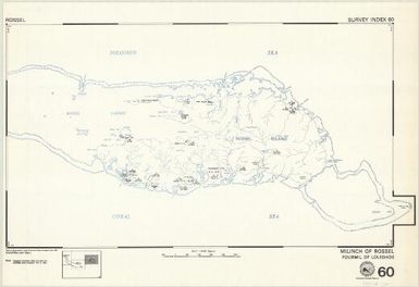 Milinch of ... : fourmil of ... (60 - Fourmil of Louisiade - Milinch of Rossel)