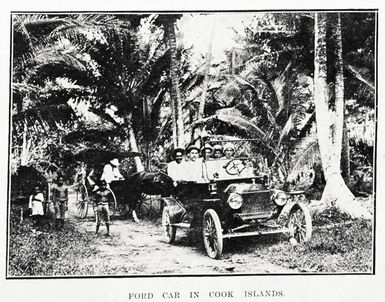 Ford car in Cook Islands