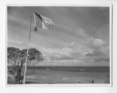 [New Caledonia's French Tricolor Flag]