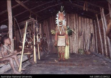 The curing dance began at about 2·00 am after many hours of body painting and dressing