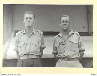 SIPAAI, BOUGAINVILLE ISLAND. 1945-01-08. PERMIT PHOTOGRAPHS TAKEN FOR THE 101ST FIELD SECURITY SECTION AND THE 29TH FIELD SECURITY SECTION. SEEN ARE:- NX119748 LANCE CORPORAL H.S. O'HALLORAN (1); ..