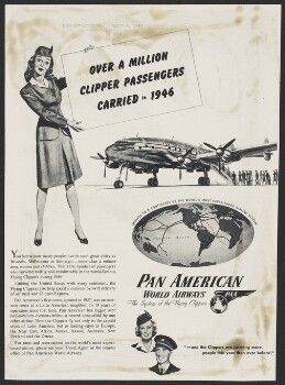 OVER A MILLION CLIPPER PASSENGERS CARRIED in 1946