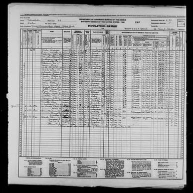 1940 Census Population Schedules - Hawaii - Honolulu County - ED 2-99