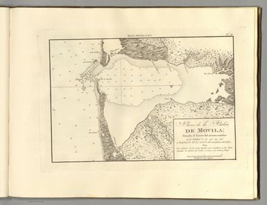 Plano de la Bahía de Movila : Situado el Fuerte del mismo nombre...