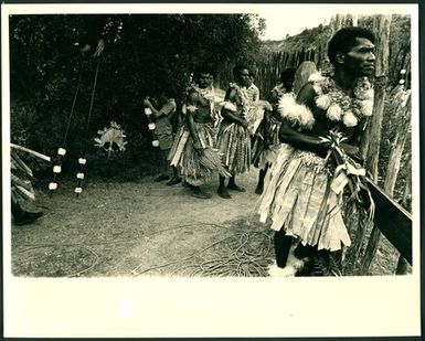[Scene from the South Pacific Festival of the arts - group of men]