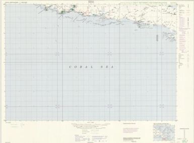 Papua New Guinea 1:500 000 settlement and communication (Sheet PNG  9)