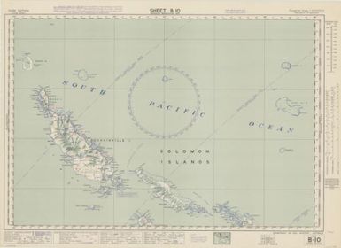 Australian aeronautical map (Sheet B10)