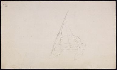 Ellis, William Wade, d 1785 :[Canoe, double-prowed, Tonga, 1777]