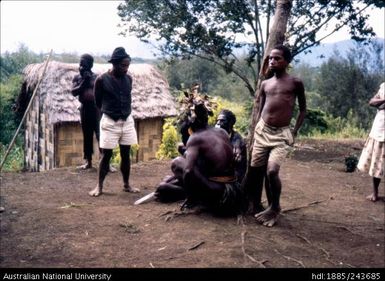 Males in their village