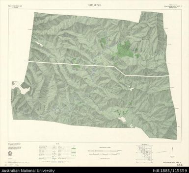 Papua New Guinea, Port Moresby, Preliminary Detail Plot, Series: NMP/62/029, Sheet 9, 1963, 1:50 000