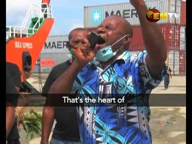 Morobe Arrives in Wewak ahead of Grand Chief Sir Michael Somare's Funeral
