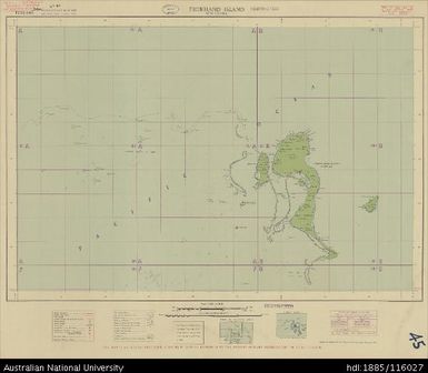 Papua New Guinea, Southern New Guinea, Trobriand Island, 4 Mile Strategic series, 1942, 1:253 440