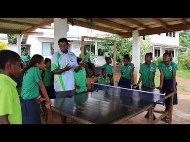 Social Citizenship Education lesson at Seaside Community School in Vanuatu