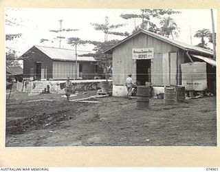 MADANG, NEW GUINEA. 1944-07-20. THE AUSTRALIAN COMFORTS FUND STORE