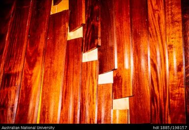 New Caledonia - wood panelling detail